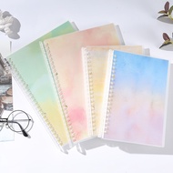 Plastic Spiral Notebook Plastic PatternHARD COVER A5/B5 A5 Notebook B5 Notebook 80 GSM Line Paper