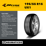 JK Tyre 195/55 R15 UX1 Passenger Car Radial PCR Tires Made in India