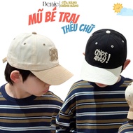 Unisex baseball cap for boys and girls made of khaki embroidered with outstanding letters in BERNIE 
