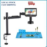 TOMLOV Autofocus 4K Digital Microscope, 8" TM4K-AF Spin Arm HDMI Micro LCD Soldering Coin Microscope