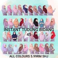 TUDUNG BAWAL INSTANT CHIFFON BIDANG 45 BOUTIQUE STYLE