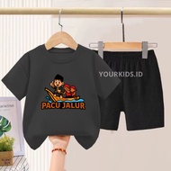 Pacu Lane Short Sleeve Children's T-shirt Ages 1-8 Years