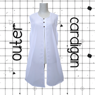 outer terbaru cardigan tunik long outer ceruty fashion wanita