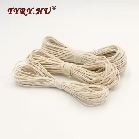 TYRY.HU 10M Waxed Cotton Cord For Jewelry Making 1/1.5/1.8mm Rope Waxed Twisted String Thread Line S