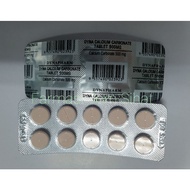 Calcium Carbonate 500mg Kalsium Tablet 10biji