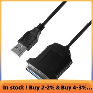 USB → printer parallel port 36pin male conversion cable Black