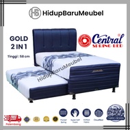 #Gosend#** Springbed Sorong GOLD 2 IN 1 by CENTRAL / spring bed dorong