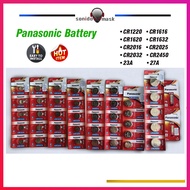 Panasonic Battery CR1220 CR1616 CR1620 CR1632 CR2016 CR2025 CR2032 CR2450 23A 27A Car Remote Control