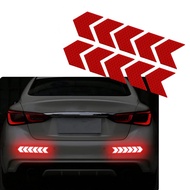 10Pcs Strong Reflective Arrow Decals for Car High-Intensity Night Visibility Diamond Grade Reflectiv