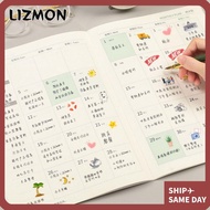 LIZMON 2026 Schedules Notebook, A4 A5 Learning Plan Planner Notebook, Practical Work Efficiency Life