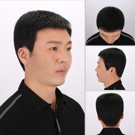 Sharp Style Buzz Cut Wig 100% Human Hair Stands Firm - Short Cut with Natural Texture, Graduated Hai