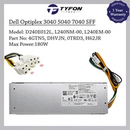Dell Optiplex 3040 5040 7040 Inspiron 3650 3656 SFF Power Supply PSU 240W (6 Pin) 5XV5K (Refurbished