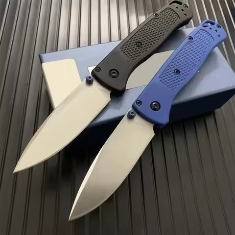 ANZ-Store 535 Folding Knife 3.24" S30V Satin Plain Blade, Grivory Handles