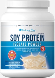 Puritan's Pride Soy Protein Isolate Powder Vanilla-28 oz Powder Puritan's Pride Soy Protein Isolate 