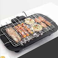 Fashionable Simplicity 1500W Electric Smokeless Grill Bbq Barbecue Table Top Cooking Grill Water Filled Drip Tray Reduced Odour Smoke， Indoor And Outdoor Use Garden Camping Barbecue Cooking