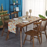 British Style Christmas Table Runner Waterproof Oil-Proof Table Cloth Insulated Easter Table Runner