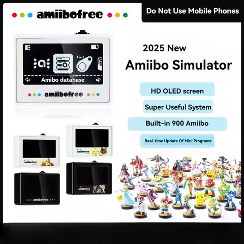 Amiibofree Emulator Simulator INFC OLED HD Simple Pixel Style System Intelligent Simulator for Ninte