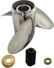 Stainless Steel 15 Tooth Splines Outlet Boat Parts Outboard Propeller 15X21, For Suzuki, for Engine 