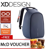 XD Design Bobby Hero REGULAR Anti-Theft Backpack , Fits 15.6" Laptop ( Navy Blue ) + FREE 1pcs MC Do