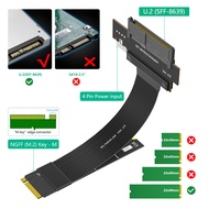 For NGFF M.2 NVMe 4.0 To U2 SFF-8639 Cable For Windows 11/10/8/7/Linux Supports Only 2280 type M.2 k
