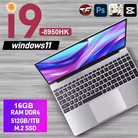 Windows 11 Core i9 laptop Computer 16GB RAM 2TB SSD intel i9 8950hk laptops 1920*1080 Laptop compute