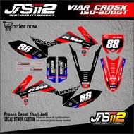 DECAL STICKER CROSS X 150 200GT - DECAL VIAS CROS X FULL BODY