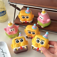 Cute Spongebob Cartoon Pinch Decompression Toys To Vent Squishy Toys Cotton Creative Ornaments Small Gifts
