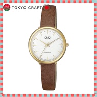 [Q&Q] Watch QC35J111 Ladies Brown