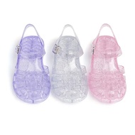 【Hot Sale】 〡 卄 § P32 summer fashion toddler girls jelly sandals soft sole closed toe kids girl beach shoe roman sandal children shoes