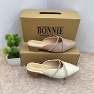 BONNIE KASUT HEELS MBN-25164 COLOUR BEIGE PINK TUMIT 1INCI