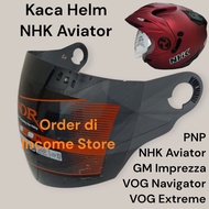 NHK Aviator Helmet Visor Glass NHK Aviator Helmet Glass