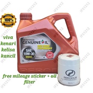 🇲🇾HOT SALES🔥 PERODUA 10W30 3L VIVA KANCIL KELISA KENARI AXIA MYVI 1.0 BEZZA ATOS 10W-30 PERODUA ENGI