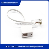 RJ45 to RJ11 Network Cable to Telephone Cable Network to Telephone 8P4C to 6P4C Telephone Adapter