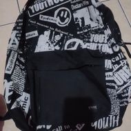 Preloved Epidemic Backpack, Diesel House, miniso x marvel, Two-tone