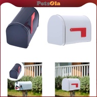 [PETSOLA] Tin Mailbox, Mini Mailbox, Vintage, Weatherproof, Toy for Playhouse, Garden, Valentine's D