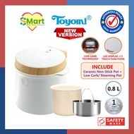 Toyomi 0.8L Low Carb Micro-Com Rice Cooker RC 2090LC