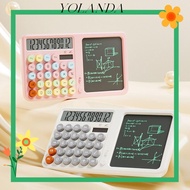 YOLAN  Calculator, With LCD Writing Board 12-Digit Scientific Calculator, Dual Power Supply Large LC