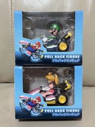 [賣] [MARIOKART8] Pull Back Figure Luigi & Peach