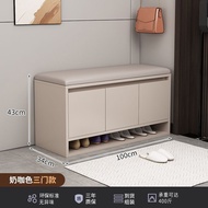Shoe Changing Stool Door Household Can Sit Can Store Shoe Rack Entry Door Light Luxury High-End Long