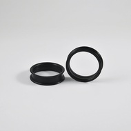 Pair Supersize Flexible Black Color Silicone Double Flared Ear Tunnel Plugs Flesh Tunnel Ear Gauge E