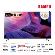 【SAMPO 聲寶】EM-43JDT230 43吋 4K 新轟天雷杜比音效智慧聯網顯示器(含基本安裝)
