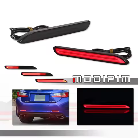 Rear Fog Lights Bumper Reflector Tail/Brake Lights For Lexus NX200t NX300h IS-F GX470 RX300 For RAV4