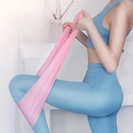 [SG Stock] Yoga Pilates Long Training Elastic Resistance Band Home Fitness Shaping Resistance Band