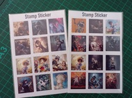Stamp Sticker Identity V สติ๊กเกอร์แสตมป์เกม Identity V คละลาย ใบละ 20 บาท