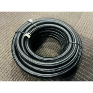 FUEL HOSE Black Color Nylon Braided Size: AN6 (HARGA UNTUK 1 METER)