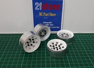 Velg Beadlock 1.55" RC4WD Stamped Steel White 4pcs