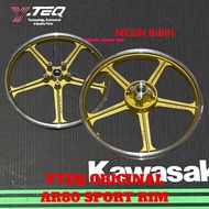 KAWASAKI AR80/AR125 SPORT RIM (ORIGINAL YTEQ KOTAK HIJAU/HITAM)