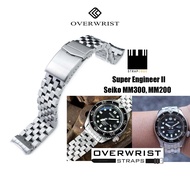 สายนาฬิกา OVERWRIST MILTAT STRAPCODE Super Engineer II for Seiko MM300 SBDX001,SBDX003,SBDX017,SPB077,SPB079,SPB087J