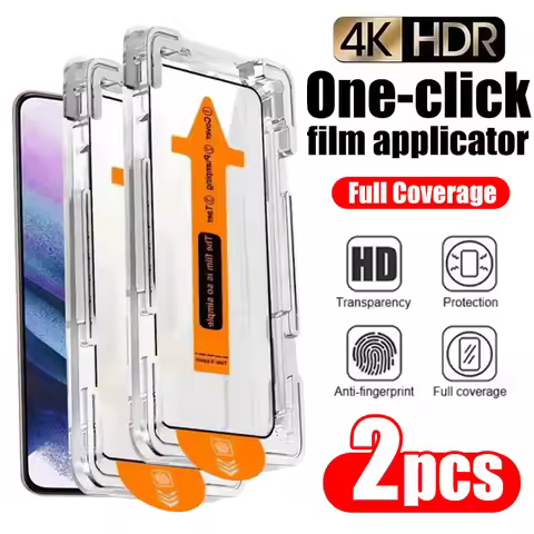 2Pcs Tempered Glass Screen Protector For Samsung Galaxy S21 S22 S23 S25 Ultra Plus A15 A25 A34 A35 A