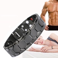 Unisex High-grade Double Point Magnetic Therapy Energy Bracelet/Creative Diamond Metal Bracelet/Heal
